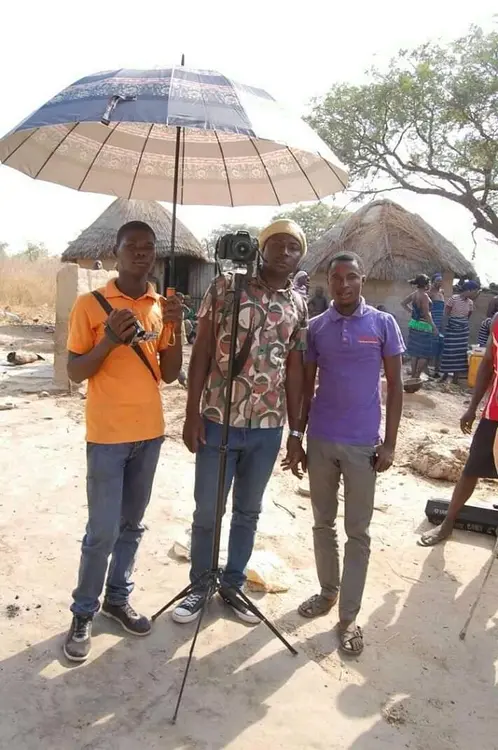 This three guys you see her are photographers  